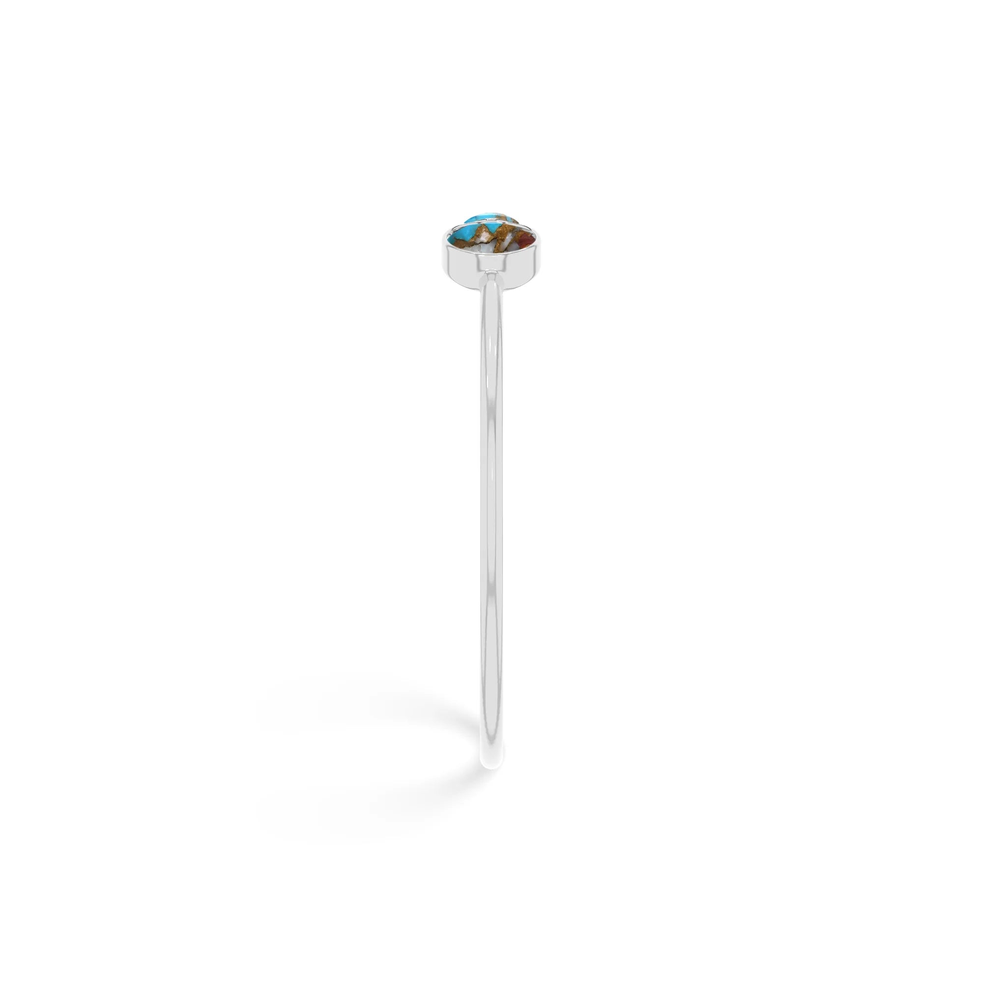 spiny oyster turquoise cab bracelet