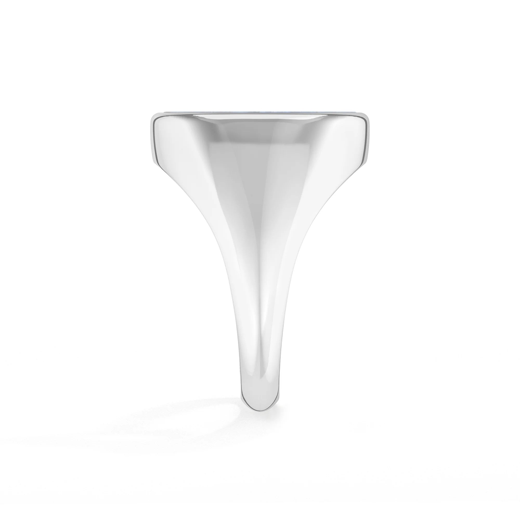 labradorite bezel-set ring