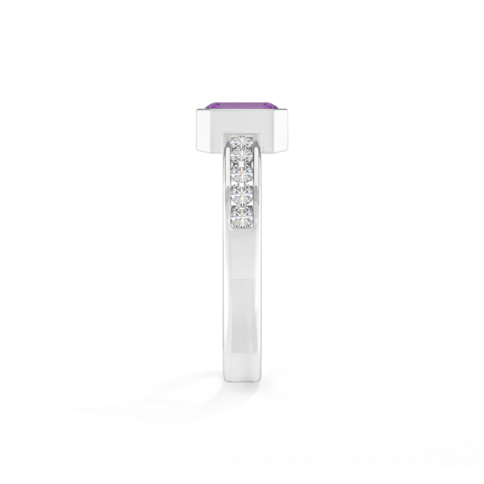 natural amethyst rings