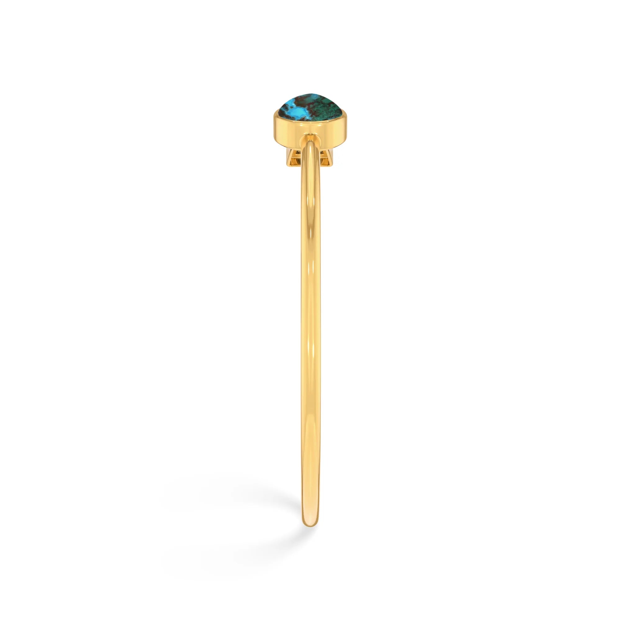 chrysocolla cab bracelet