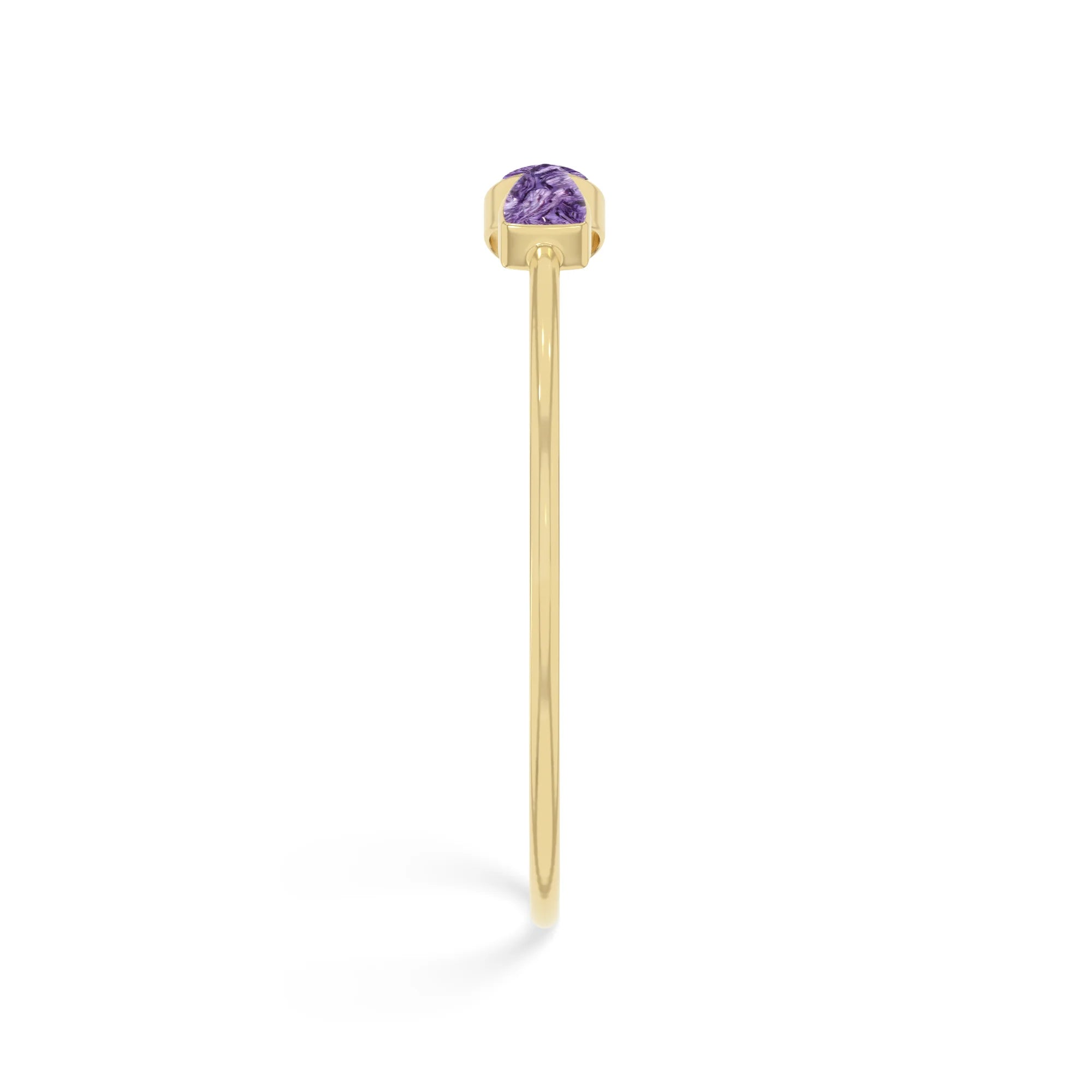 charoite cab bracelet