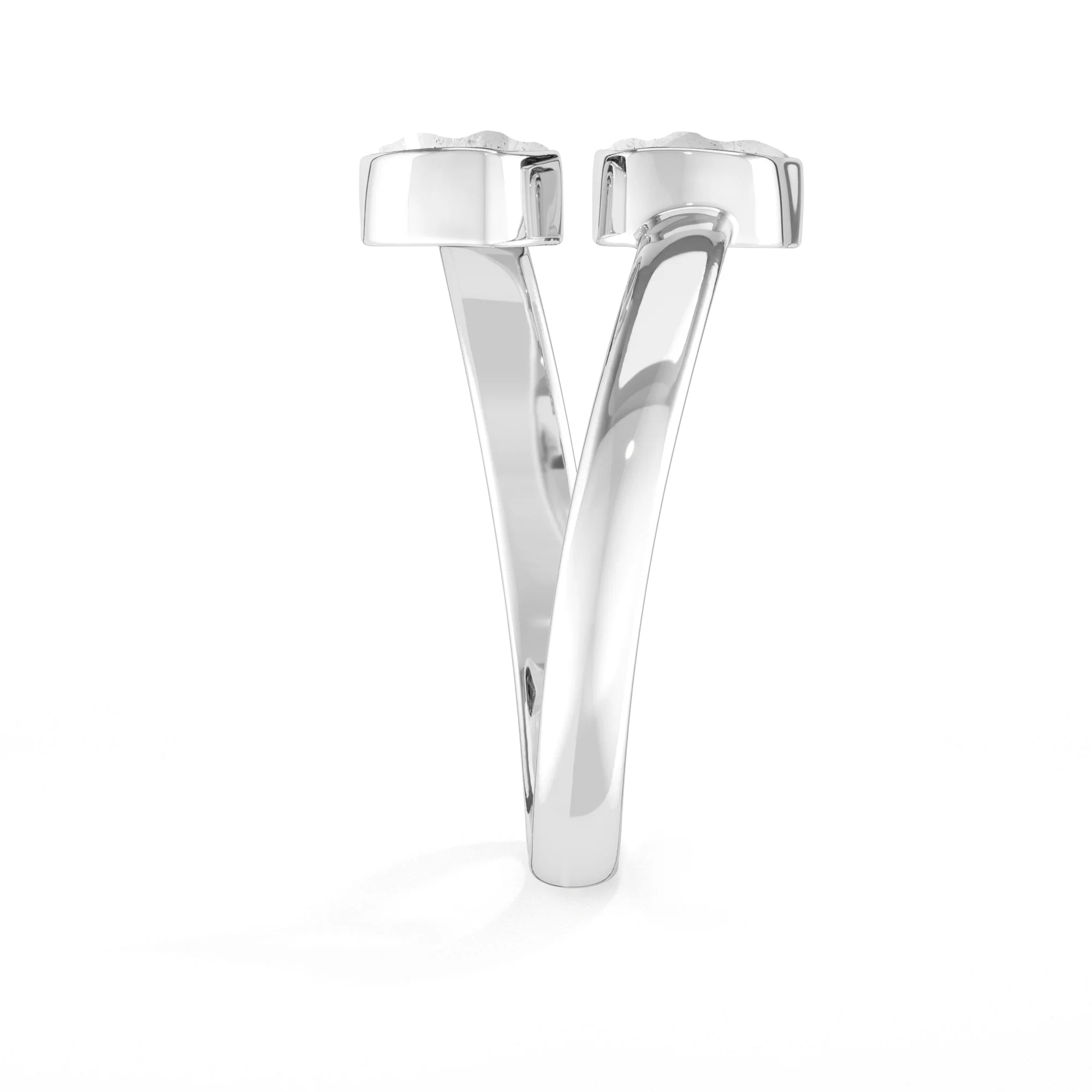 herkimer bezel-set ring