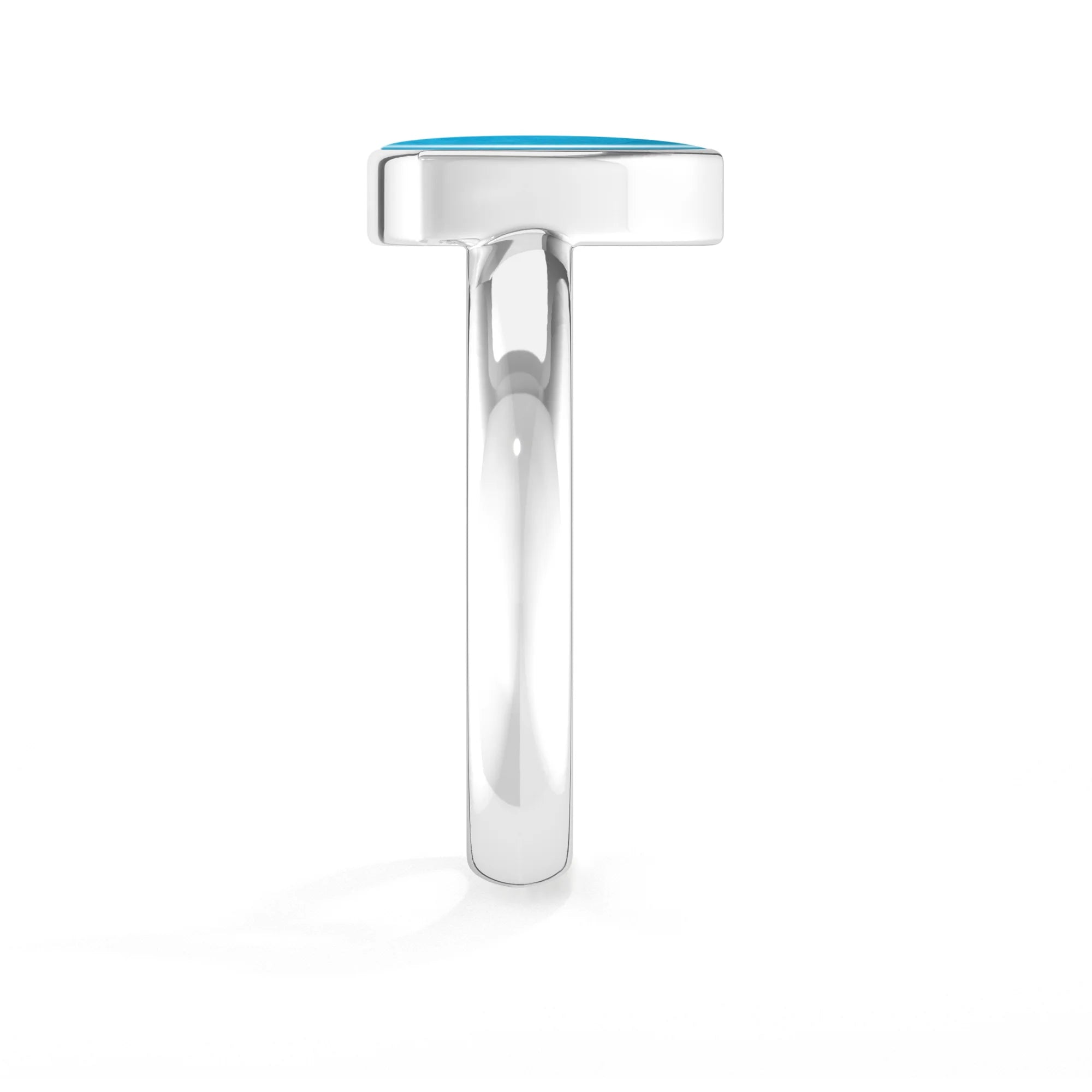 turquoise bezel-set ring