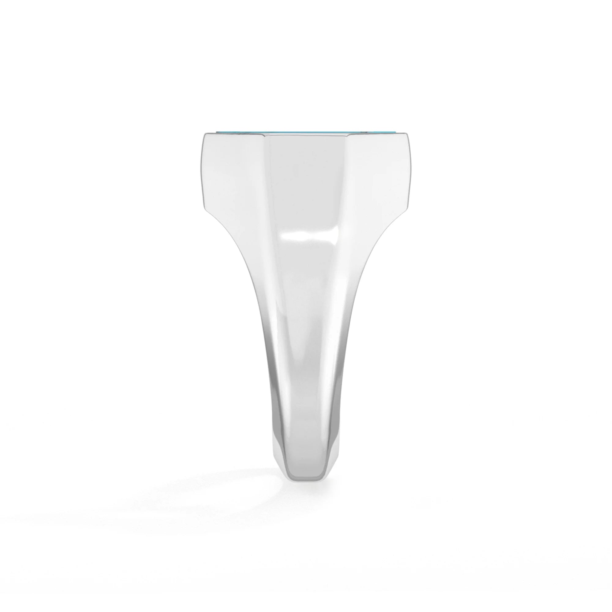 shattuckite men bezel-set ring