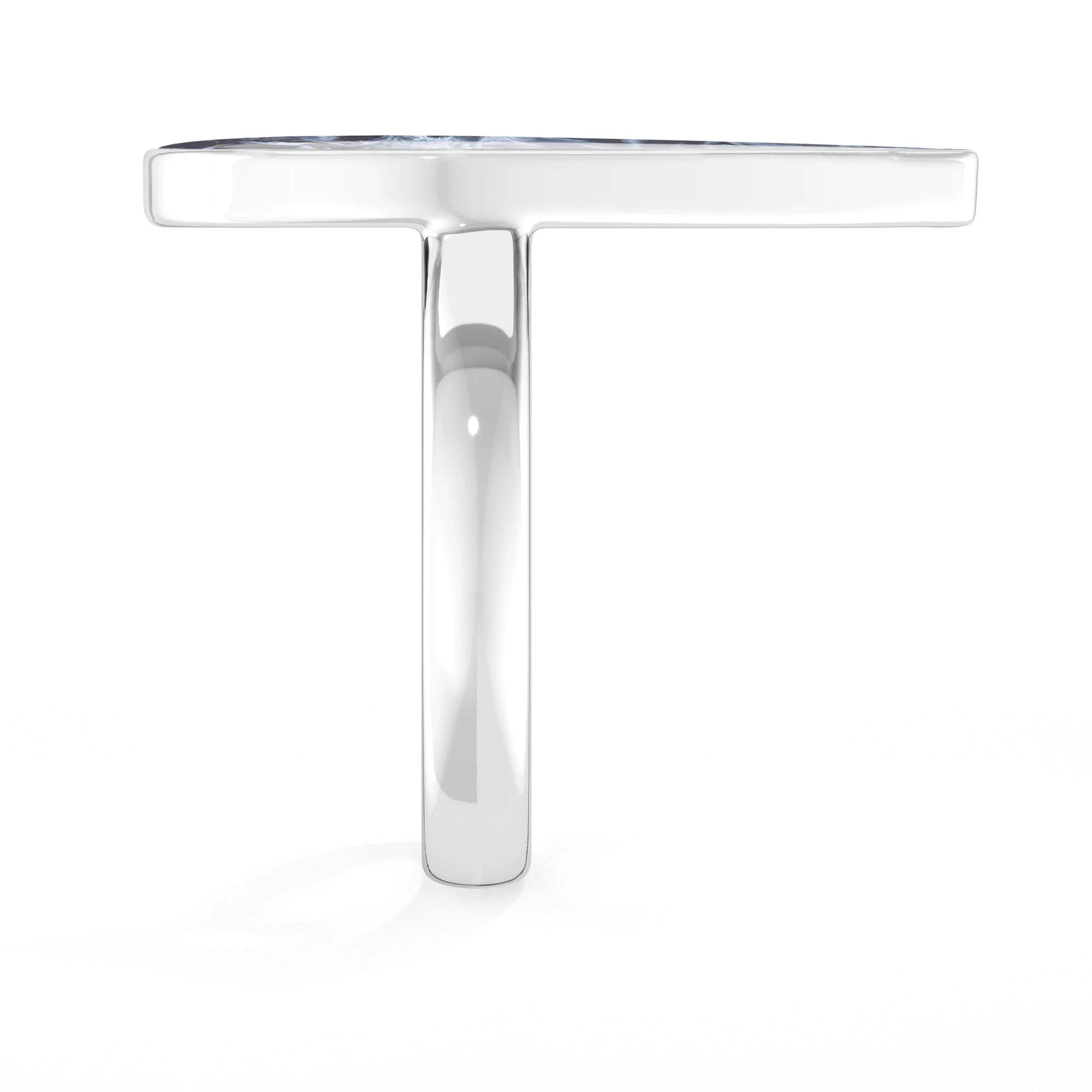 pietersite bezel-set ring