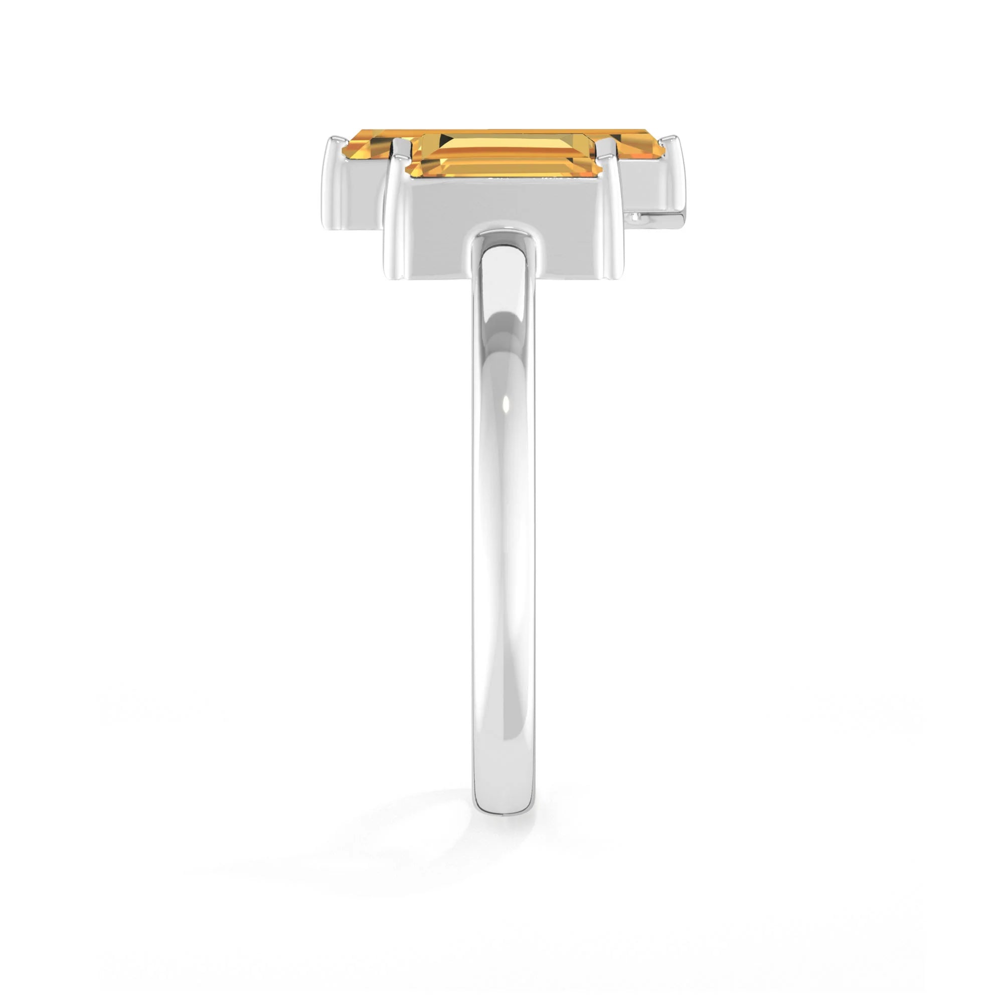 natural citrine ring