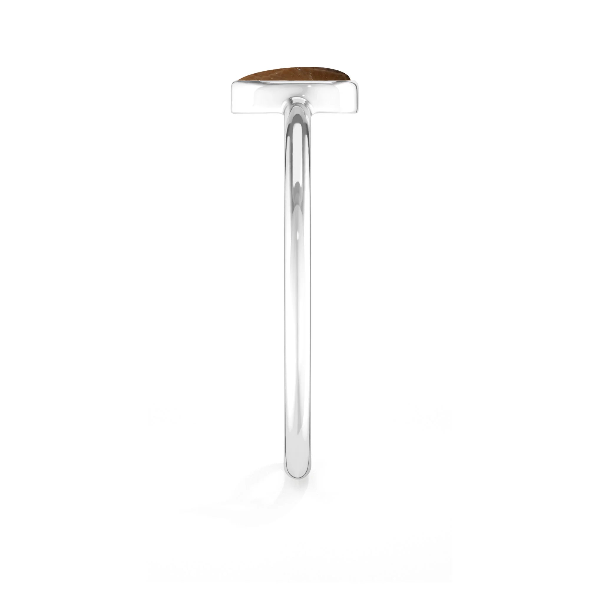 petoskey stackable bezel-set ring