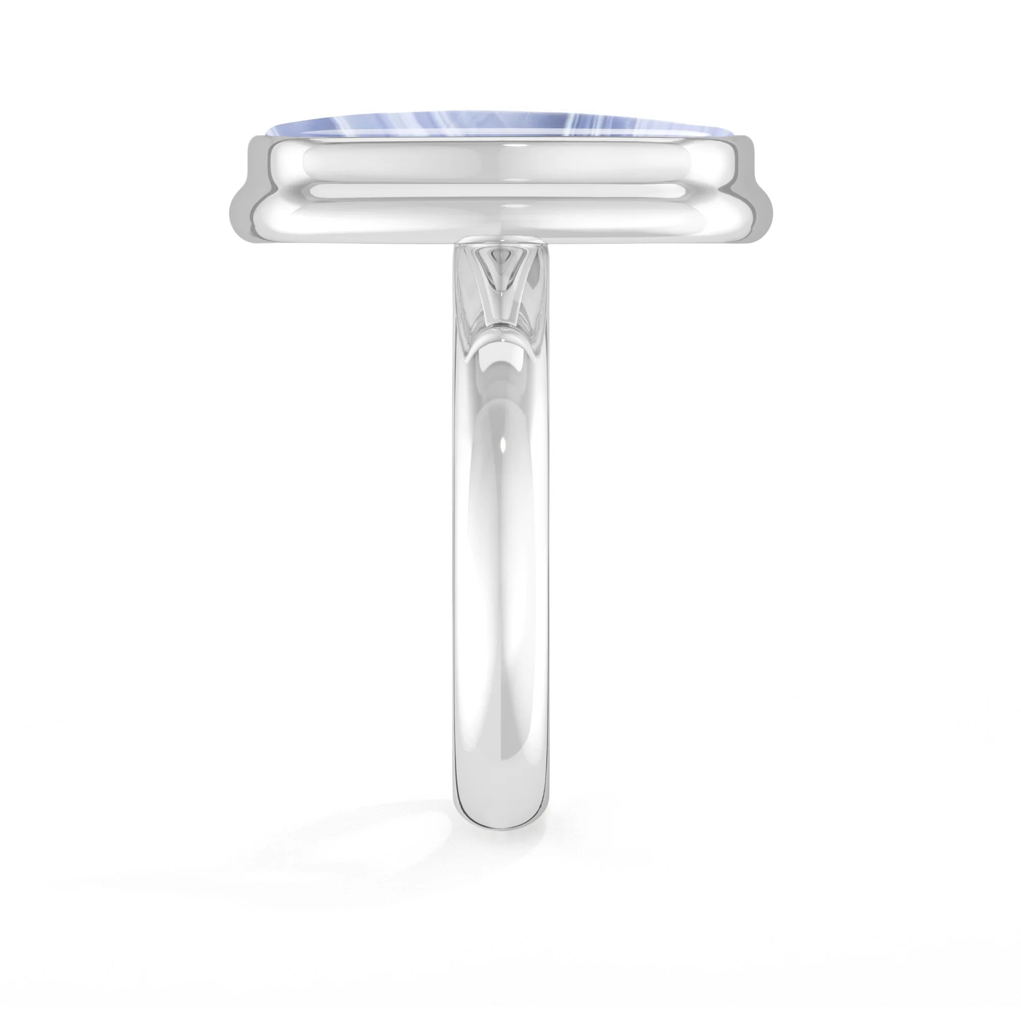 blue-lace-agate bezel-set ring