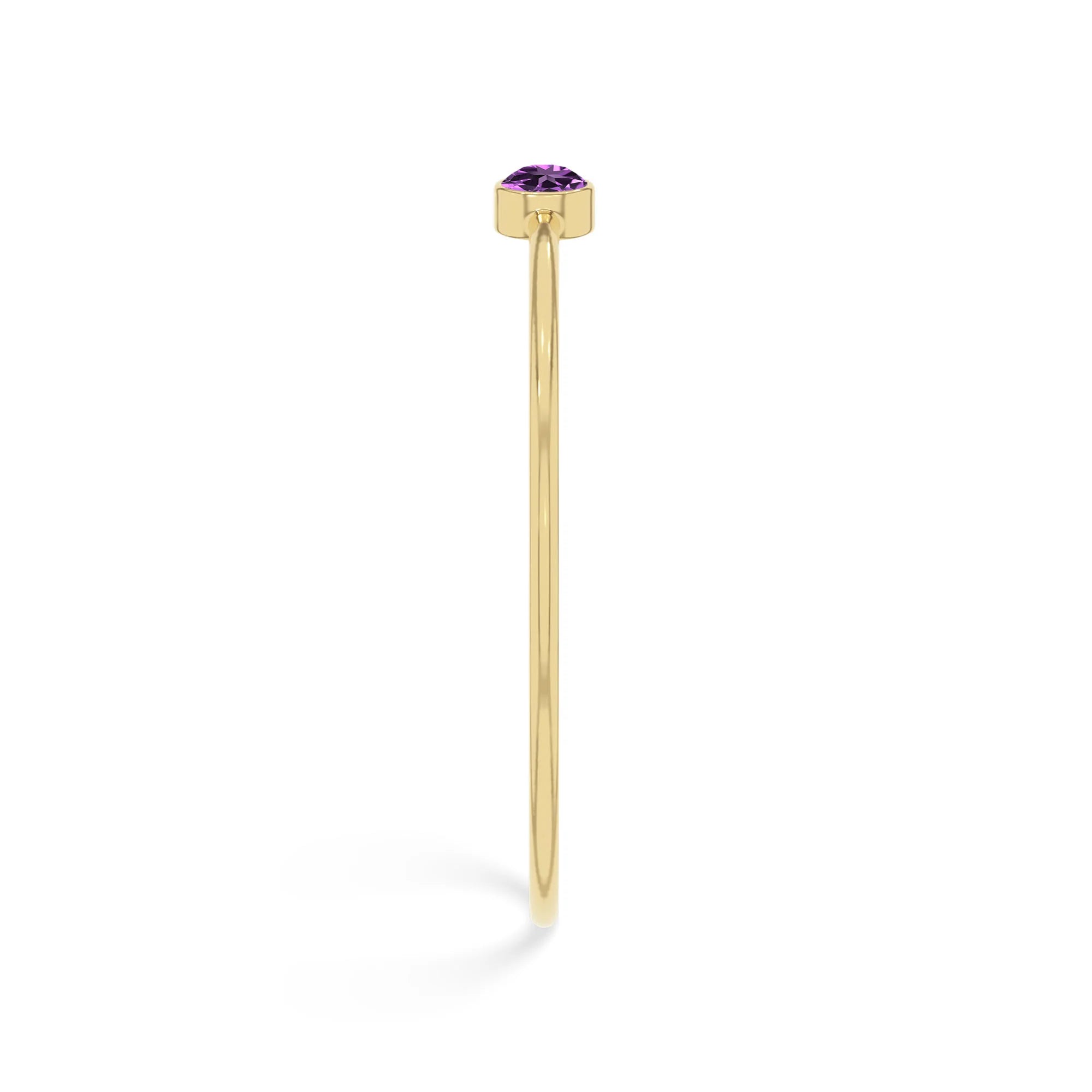 amethyst cut bracelet