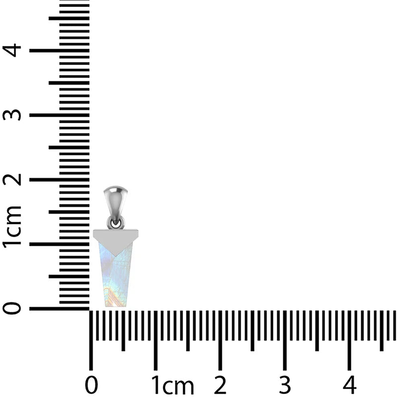 rainbow moonstone pendant