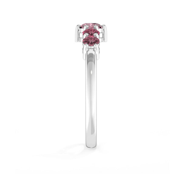 natural pink tourmaline rings