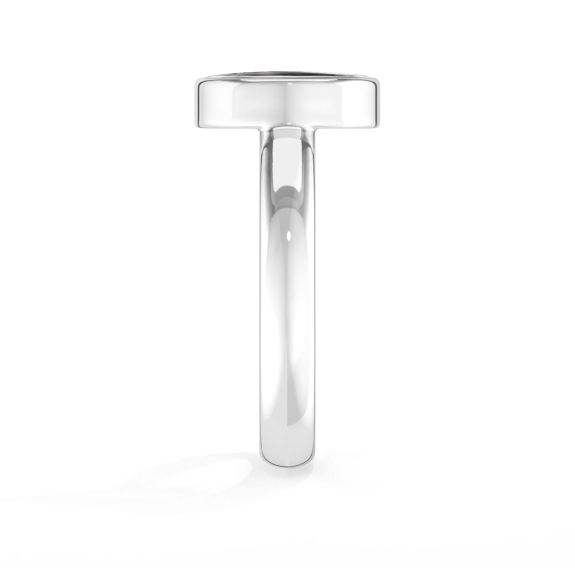 dendritic-opal bezel-set ring