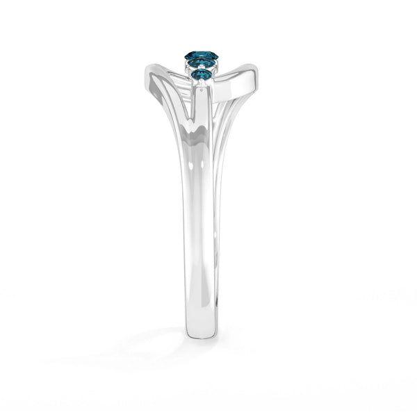 london blue topaz prong-set ring
