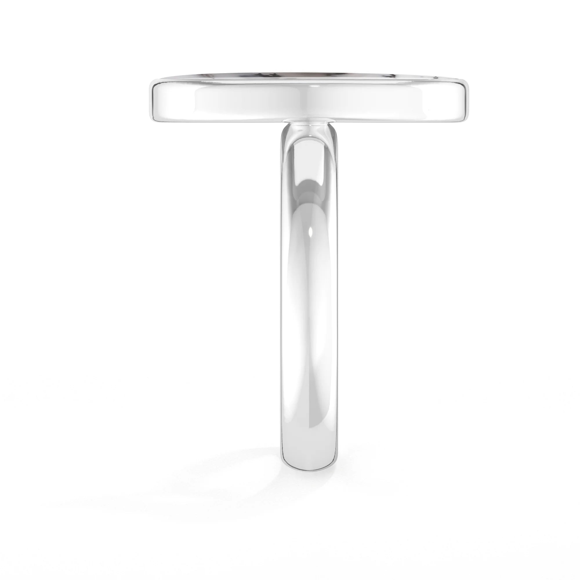 dendritic-opal bezel-set ring