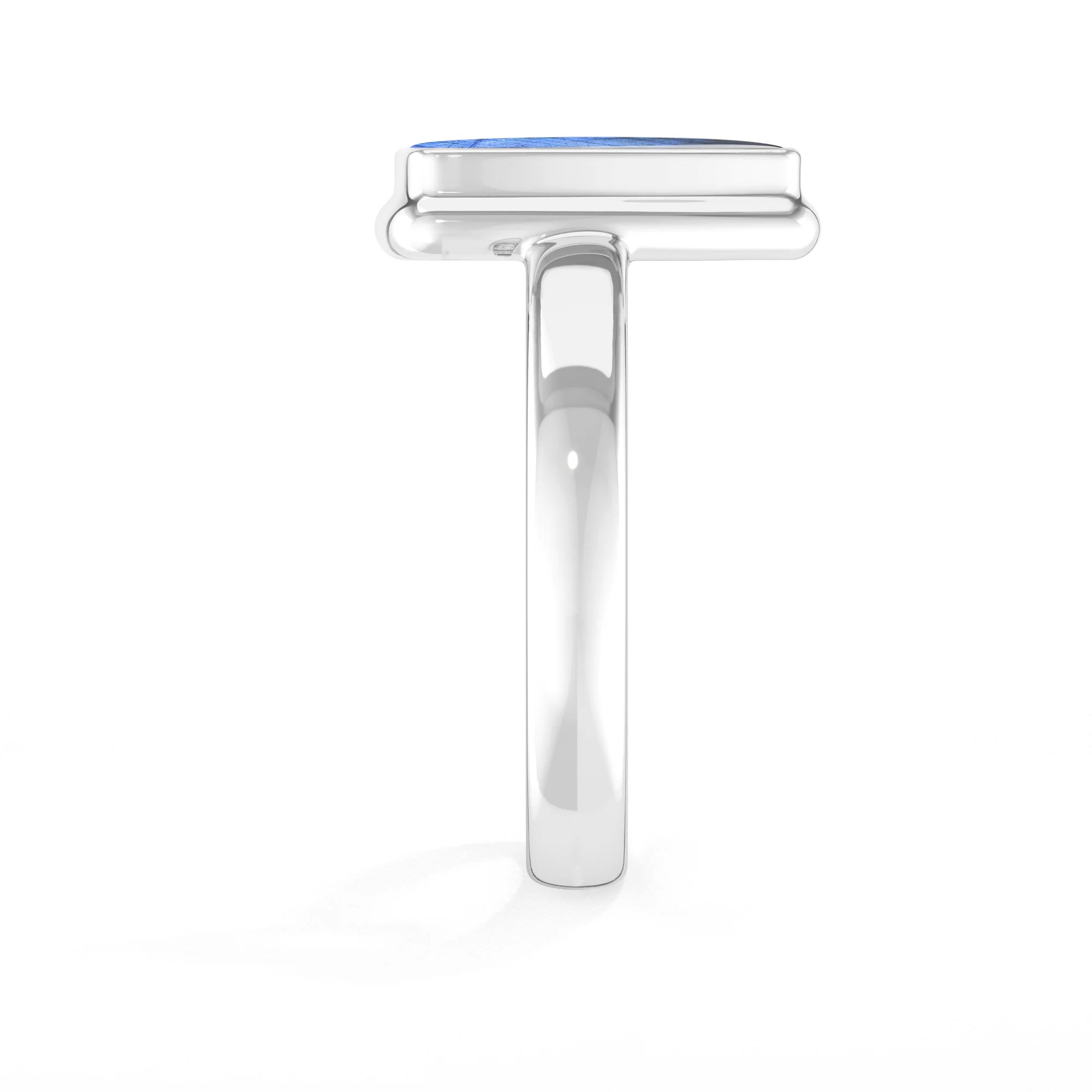 labradorite bezel-set ring