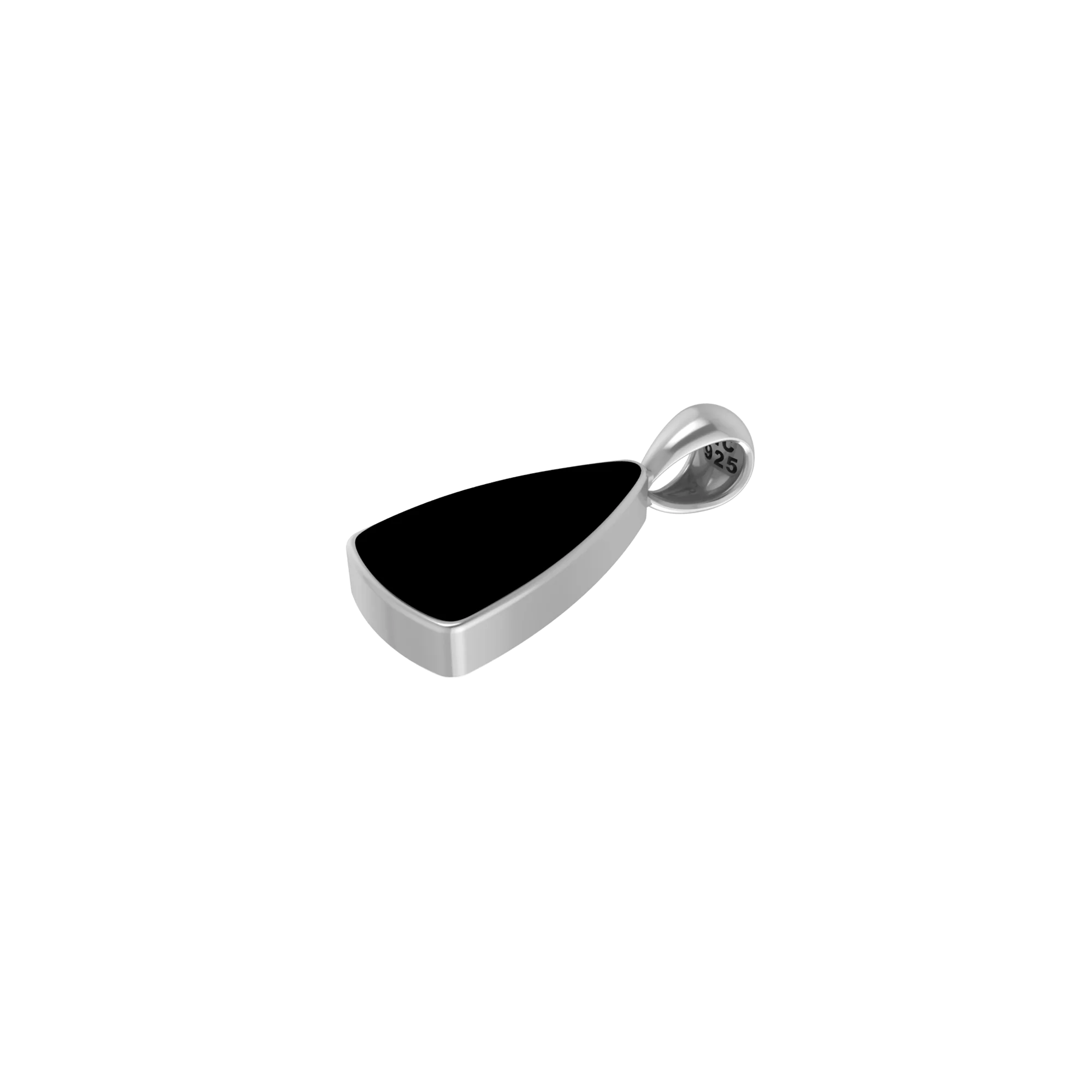 black onyx pendant