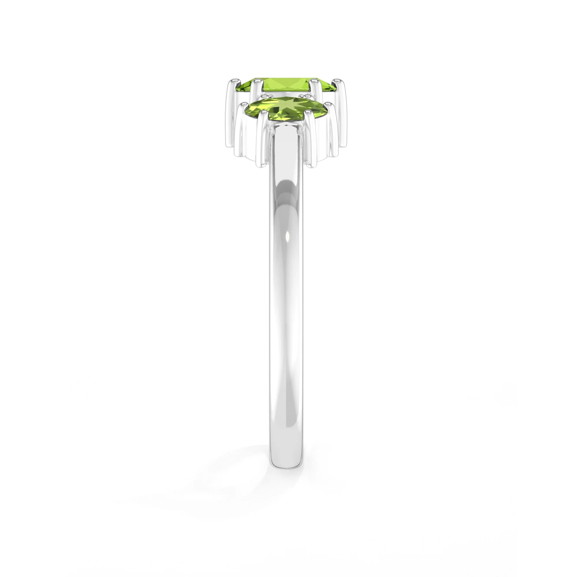 peridot prong-set ring