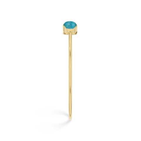 paraiba apatite with neon apatite twister bracelet