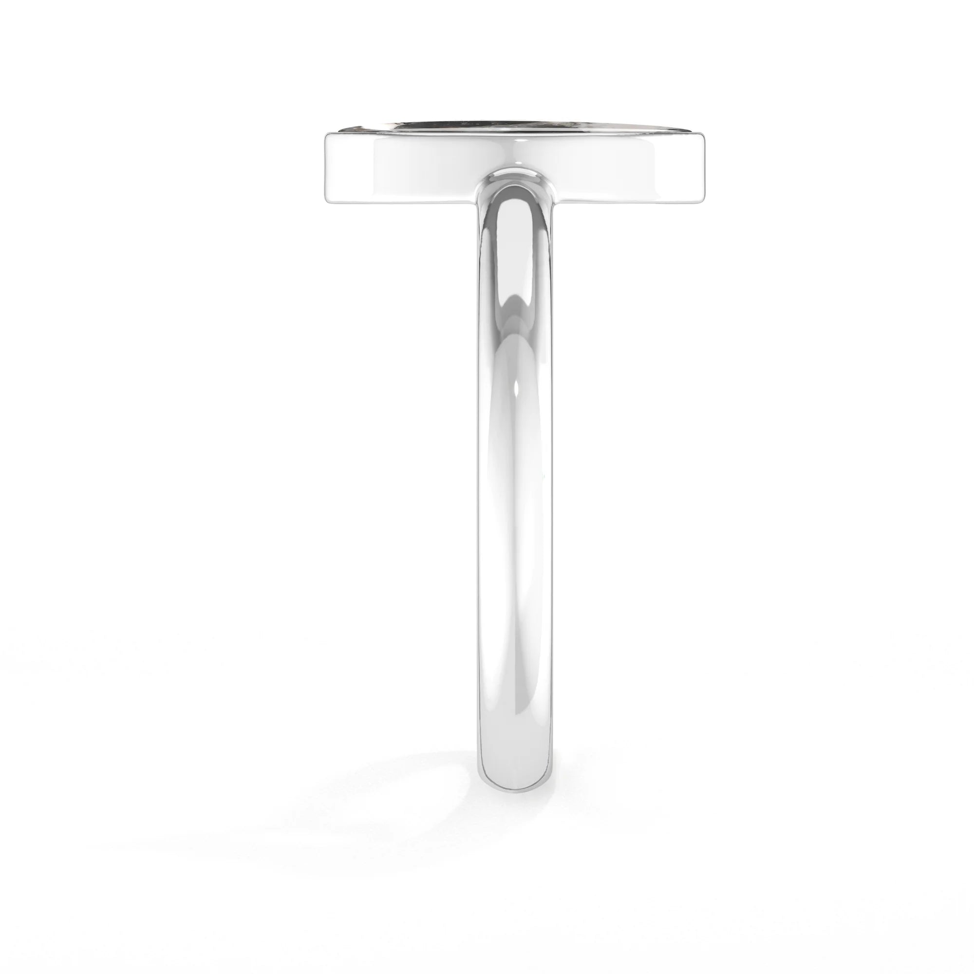 white-buffalo bezel-set ring