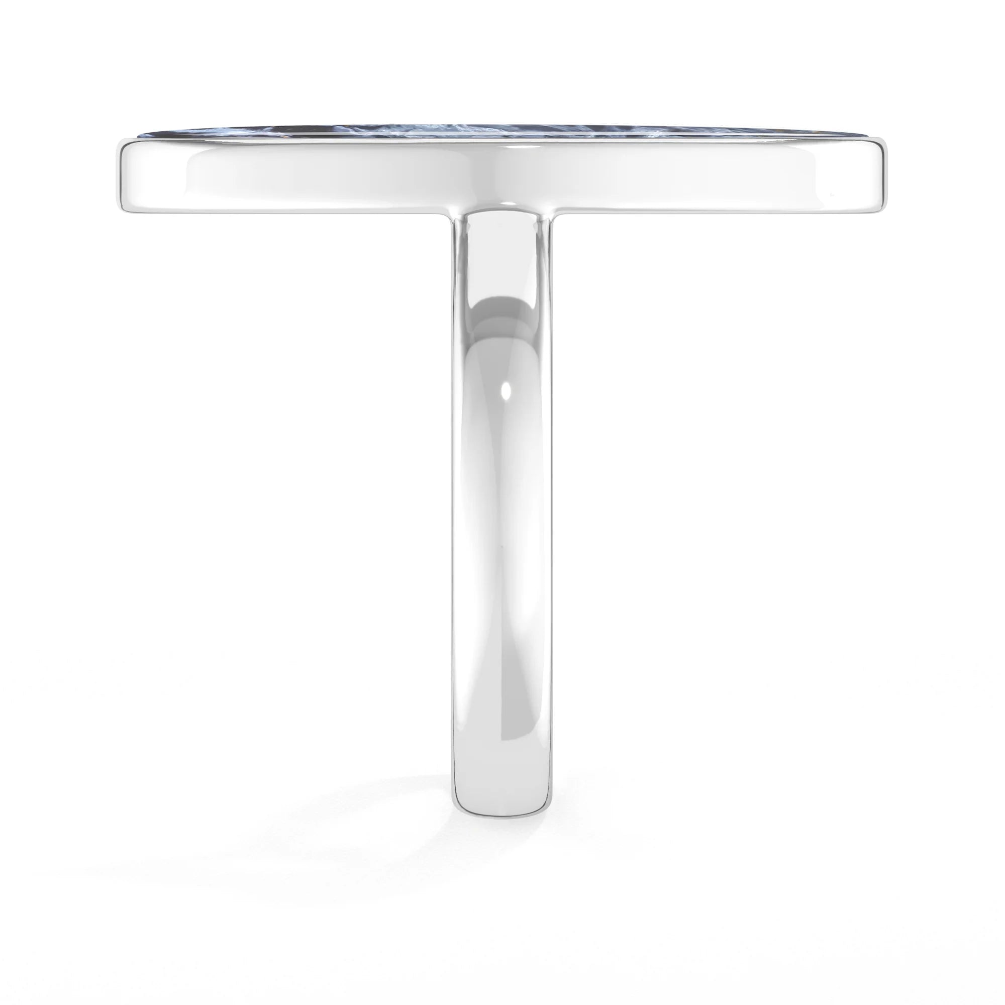 pietersite bezel-set ring