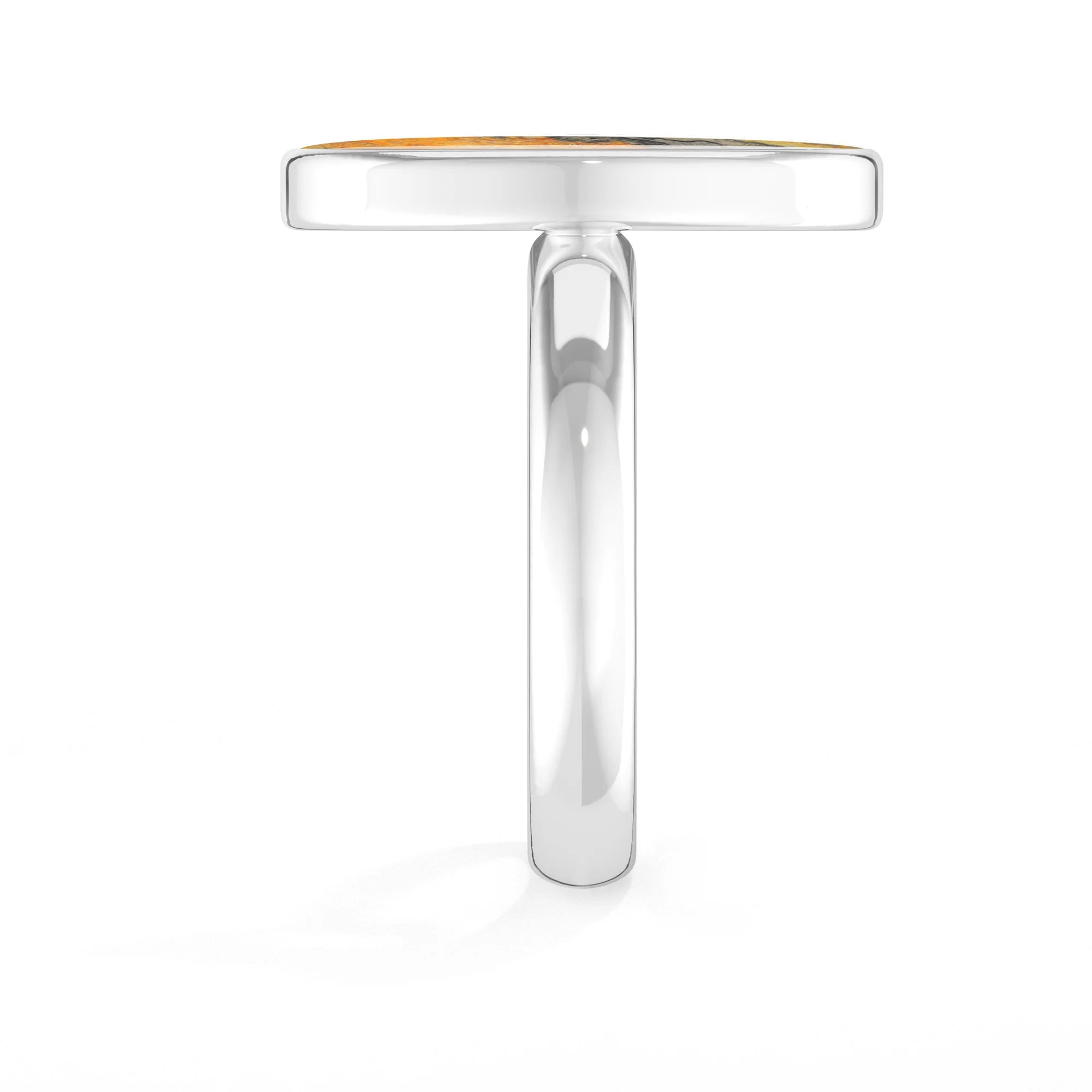 bumble-bee bezel-set ring