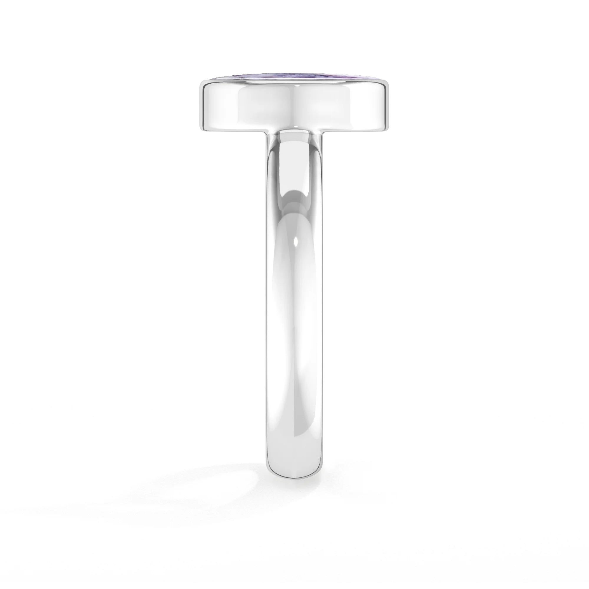 tiffany bezel-set ring