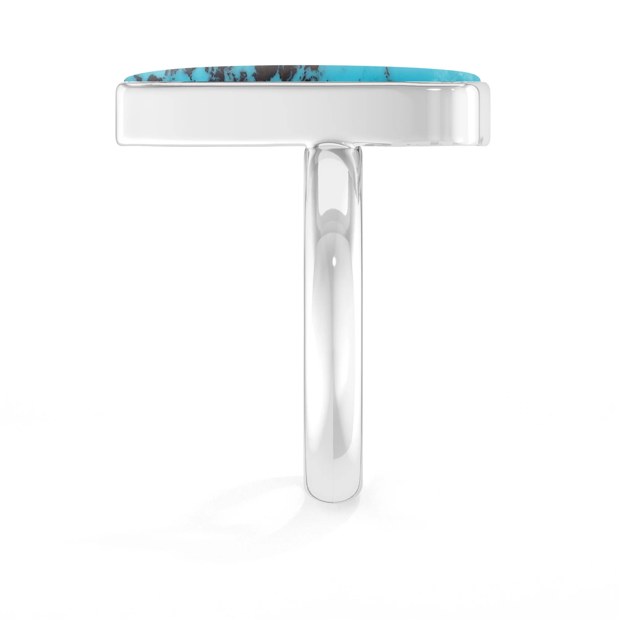 shattuckite bezel-set ring