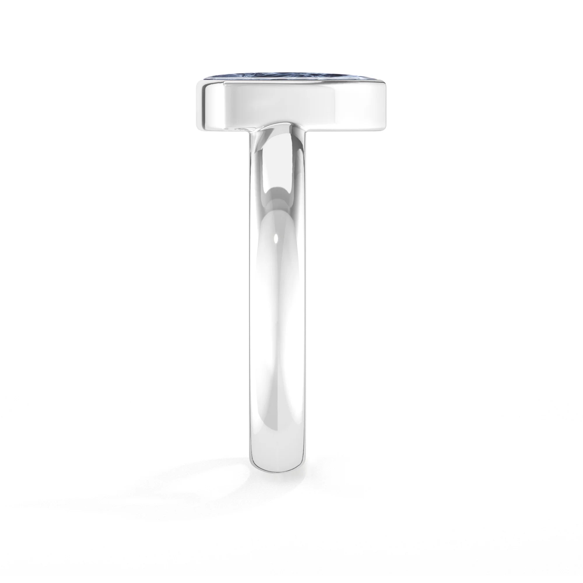 pietersite bezel-set ring