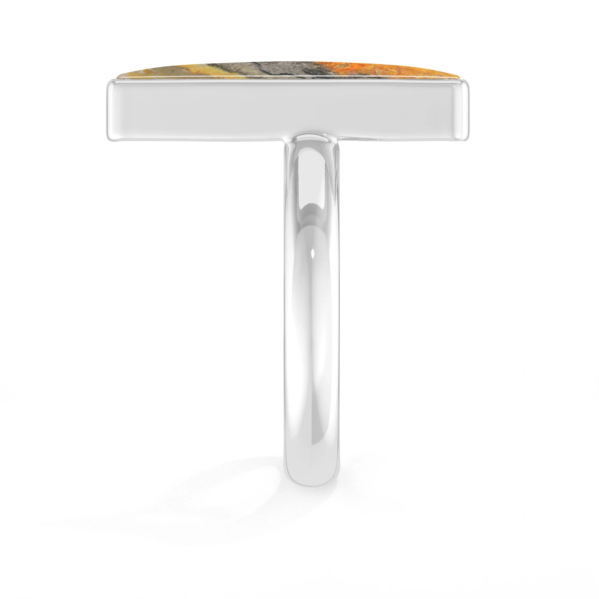 bumble-bee bezel-set ring