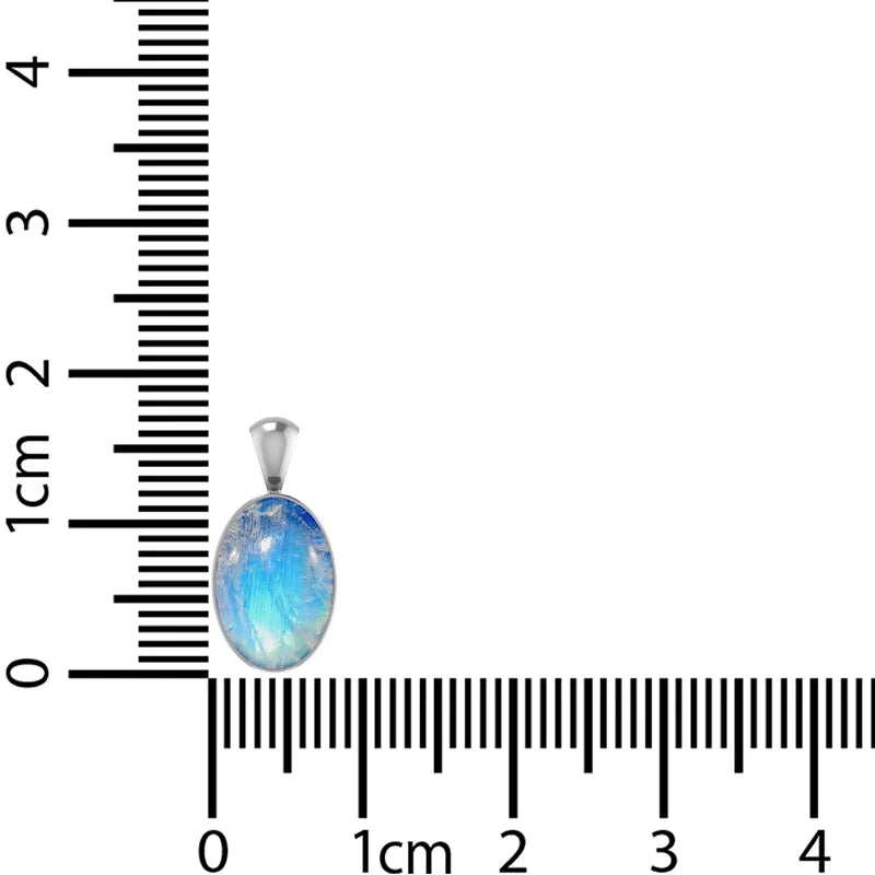 rainbow moonstone pendant