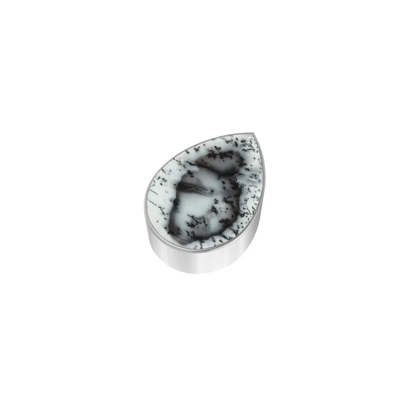 dendritic opal pendant