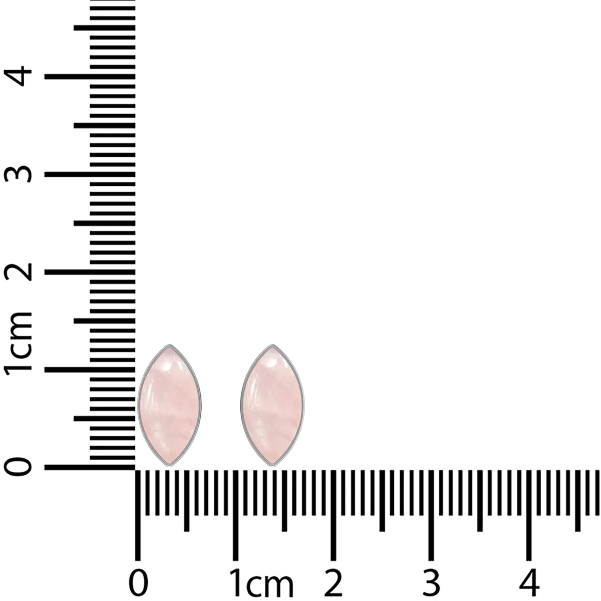 rose quartz cab earrings