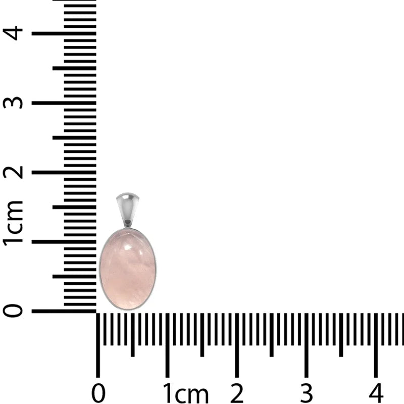 rose quartz pendant