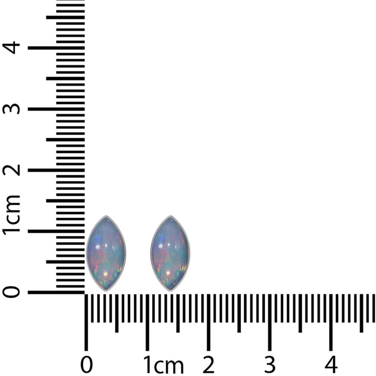 ethiopian opal cab earrings