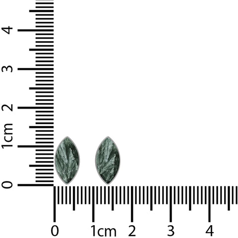 seraphinite cab earrings