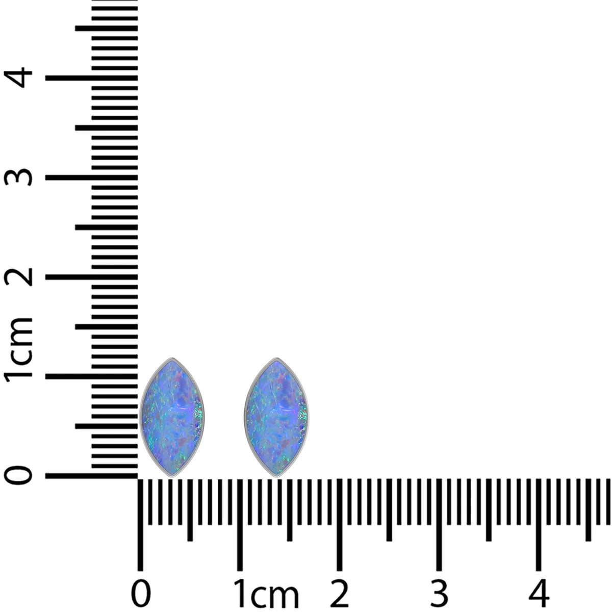 australian opal cab earrings