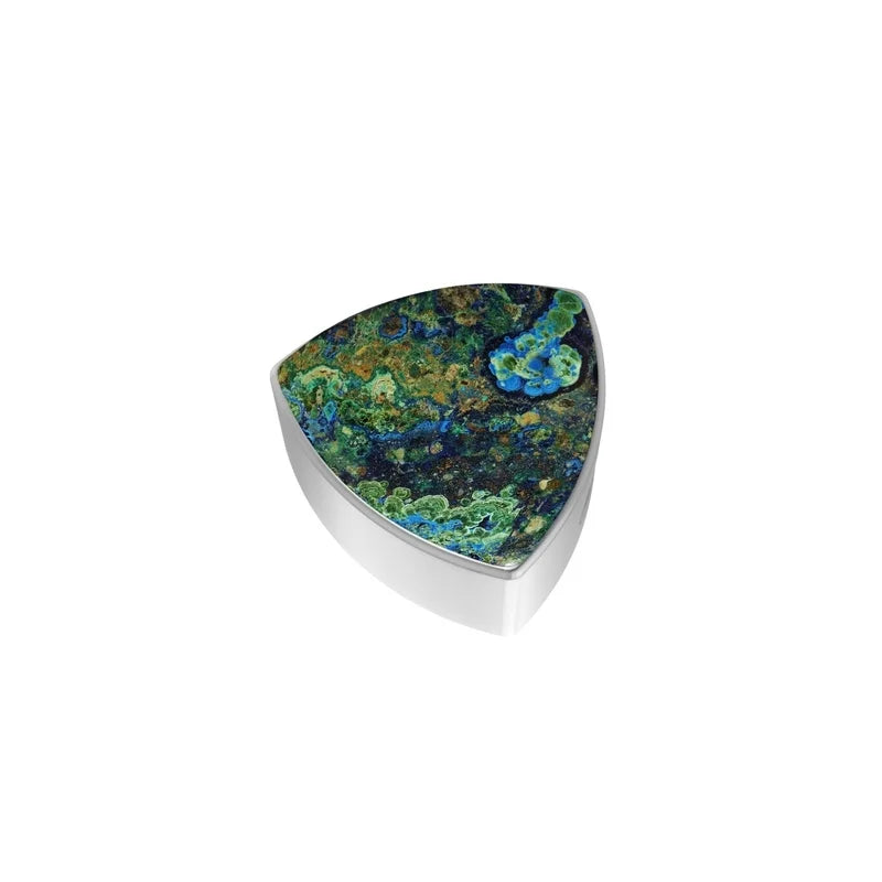 azurite malachite pendant