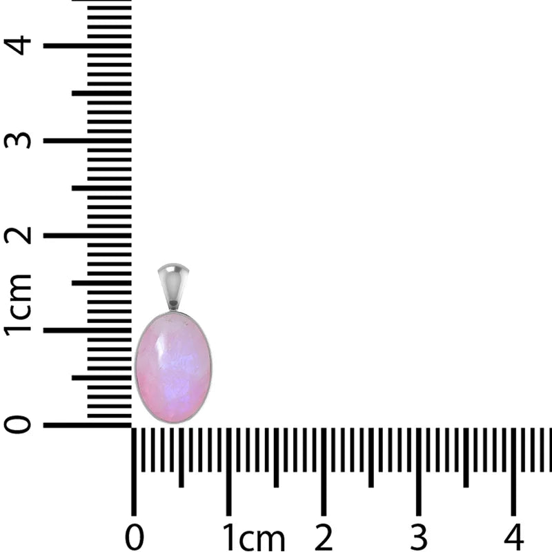 pink moonstone pendant