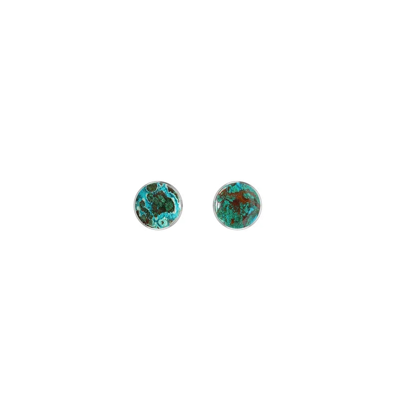 chrysocolla earrings 