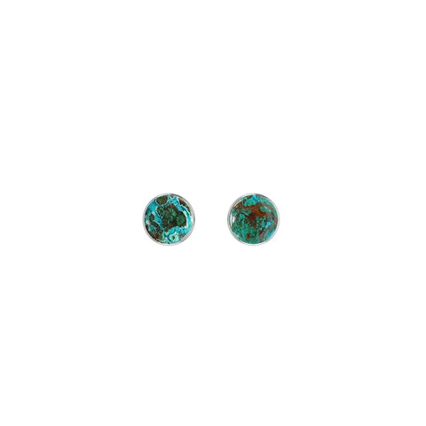 chrysocolla earrings 
