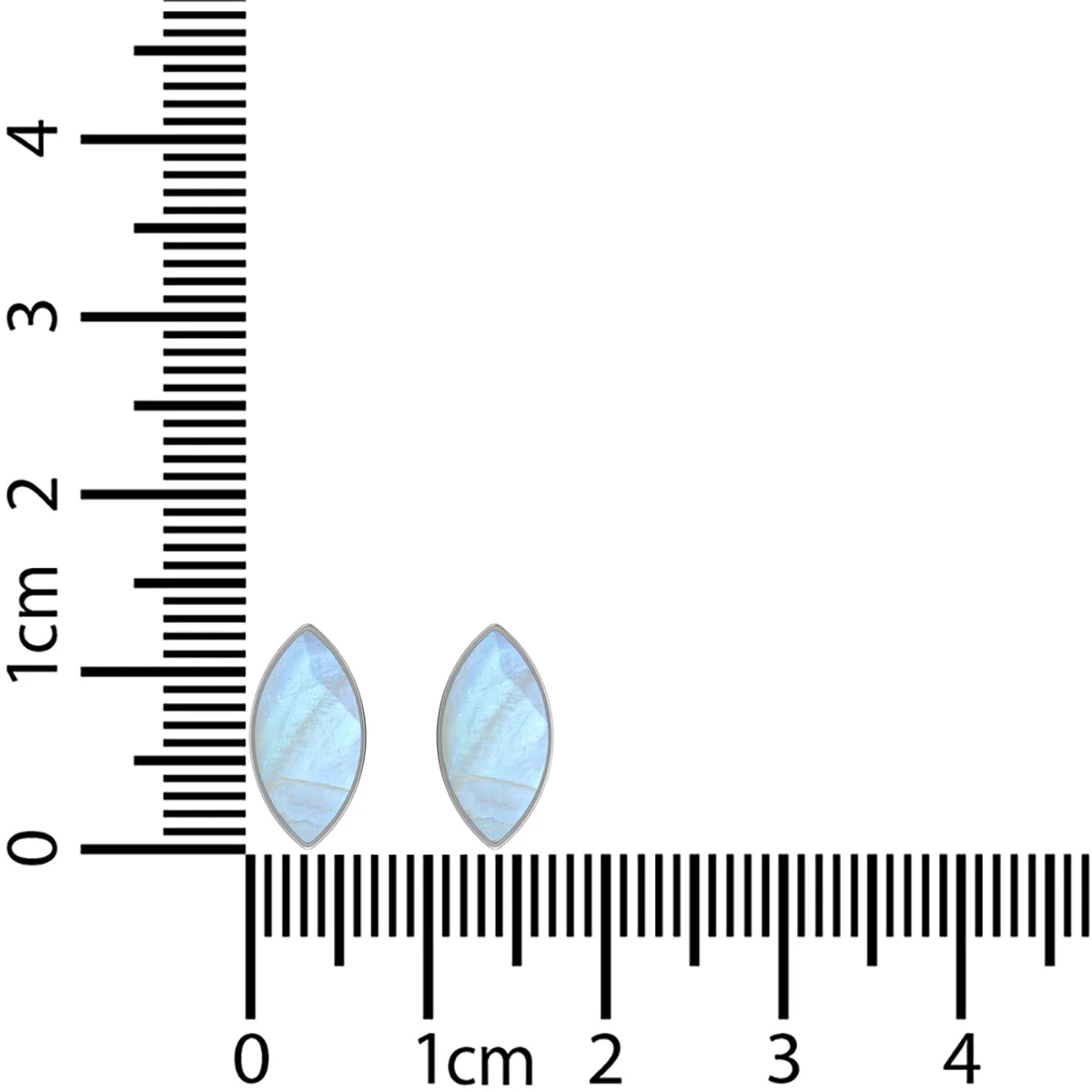 rainbow moonstone cab earrings