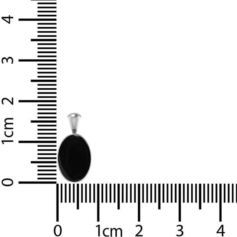 black onyx pendant