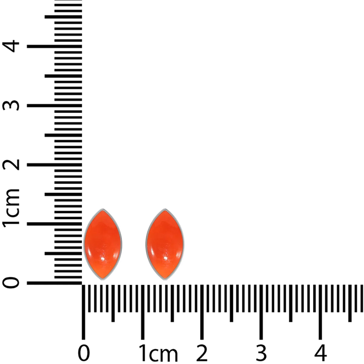 carnelian cab earrings