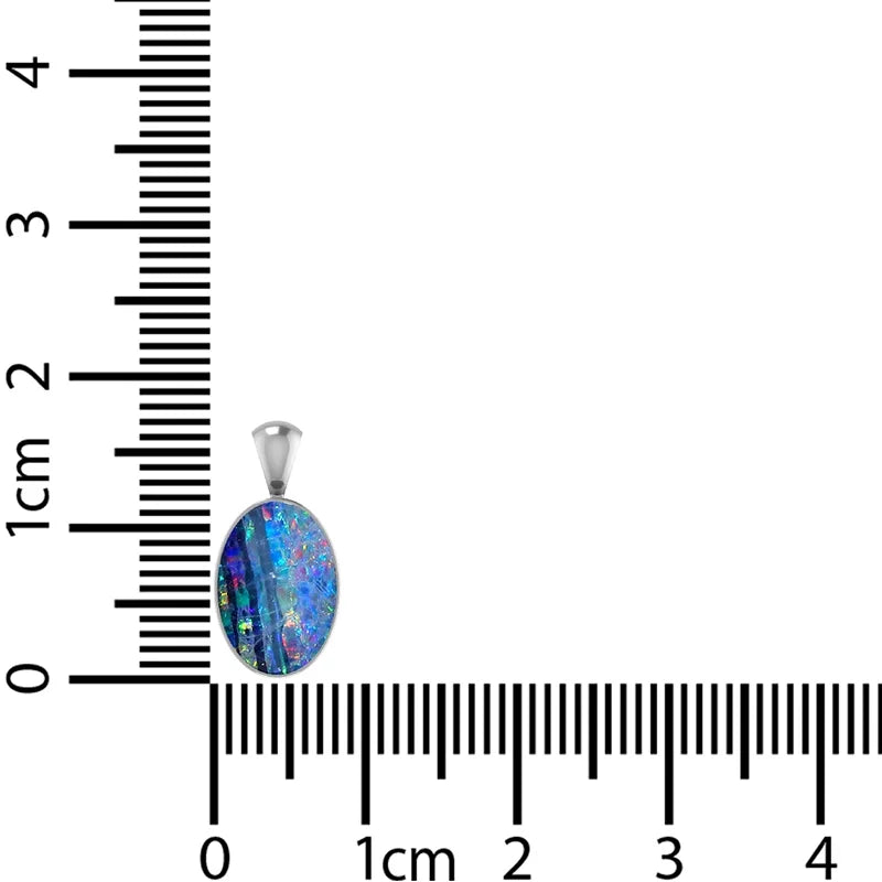 australian opal pendant