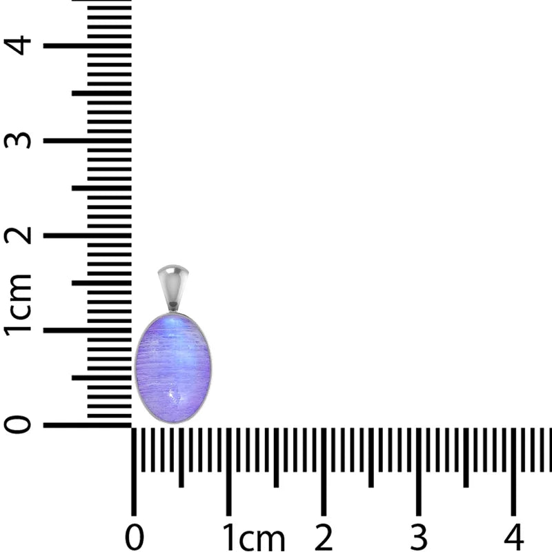 purple moonstone pendant