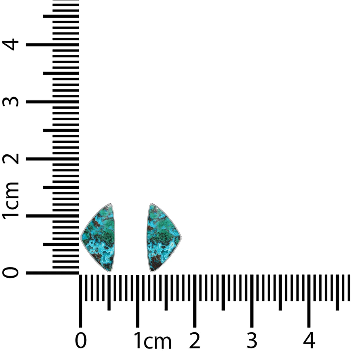 chrysocolla earrings