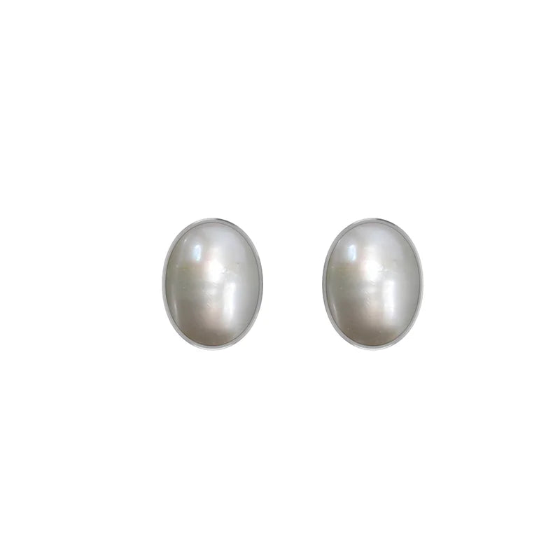 pearl cab earrings