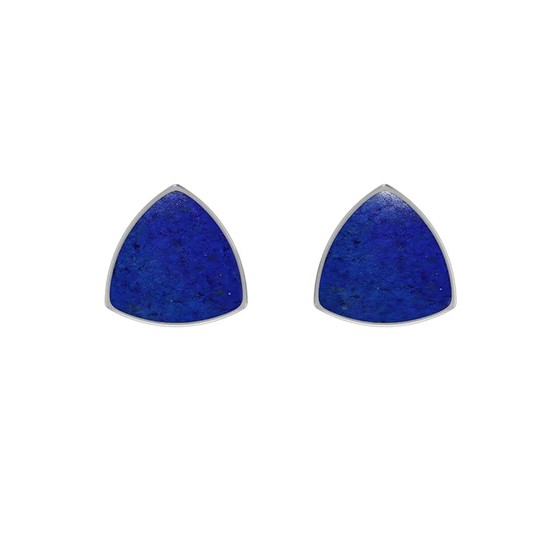lapis lazuli cab earrings