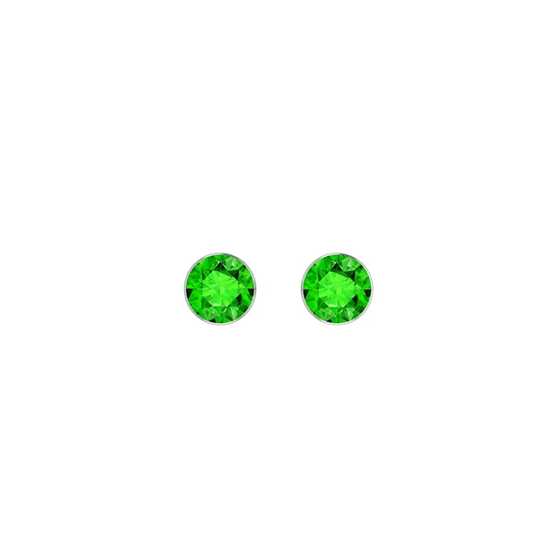 chrome diopside earrings 
