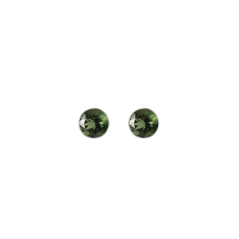 moldavite earrings 